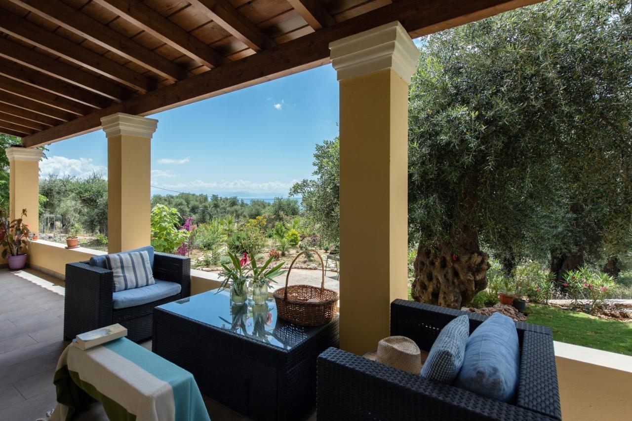 Вілла Terra Rossa By Konnect, Views To Ionian Sea Spartylas Екстер'єр фото
